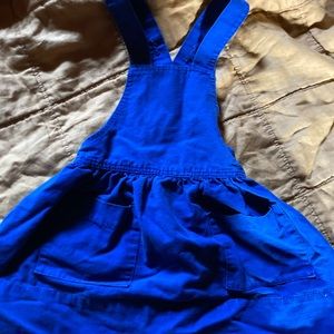 The hey gang kids pinafore sky blue